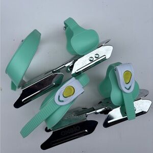 OXELO Kids Adjustable Ice Skates Age 2-6 - Mint Green